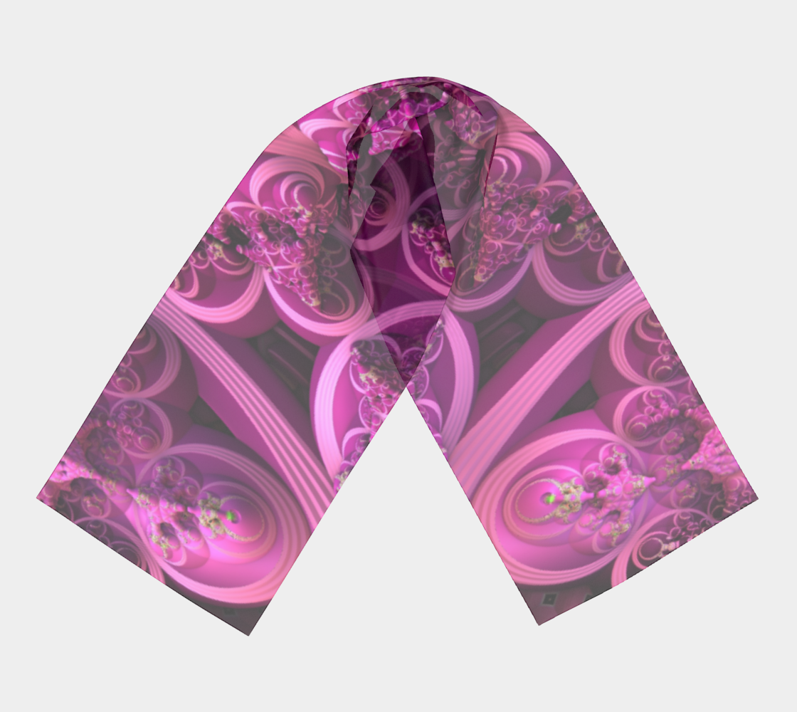 Hot Pink Silk Scarf