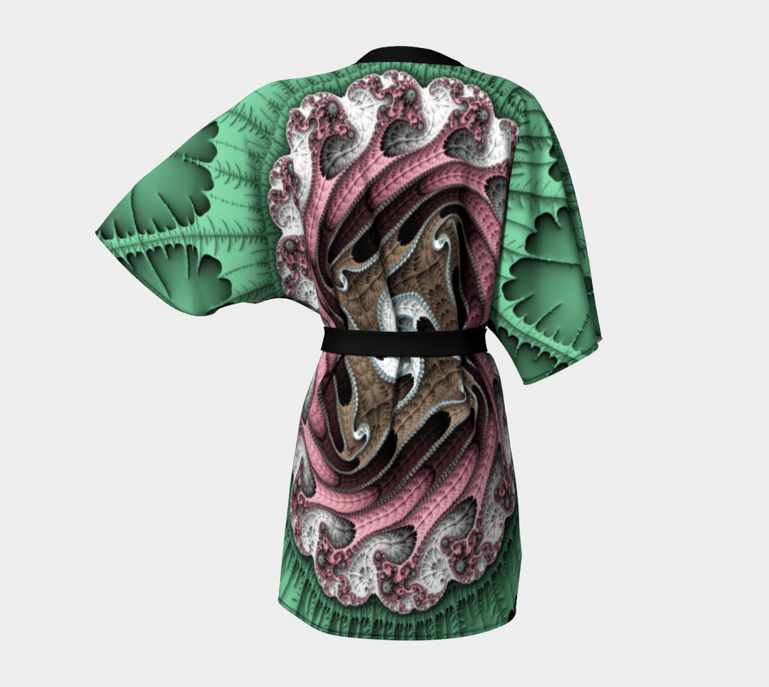 Rose Garden Silk Kimono Robe - Silk Never Looked So Good!
