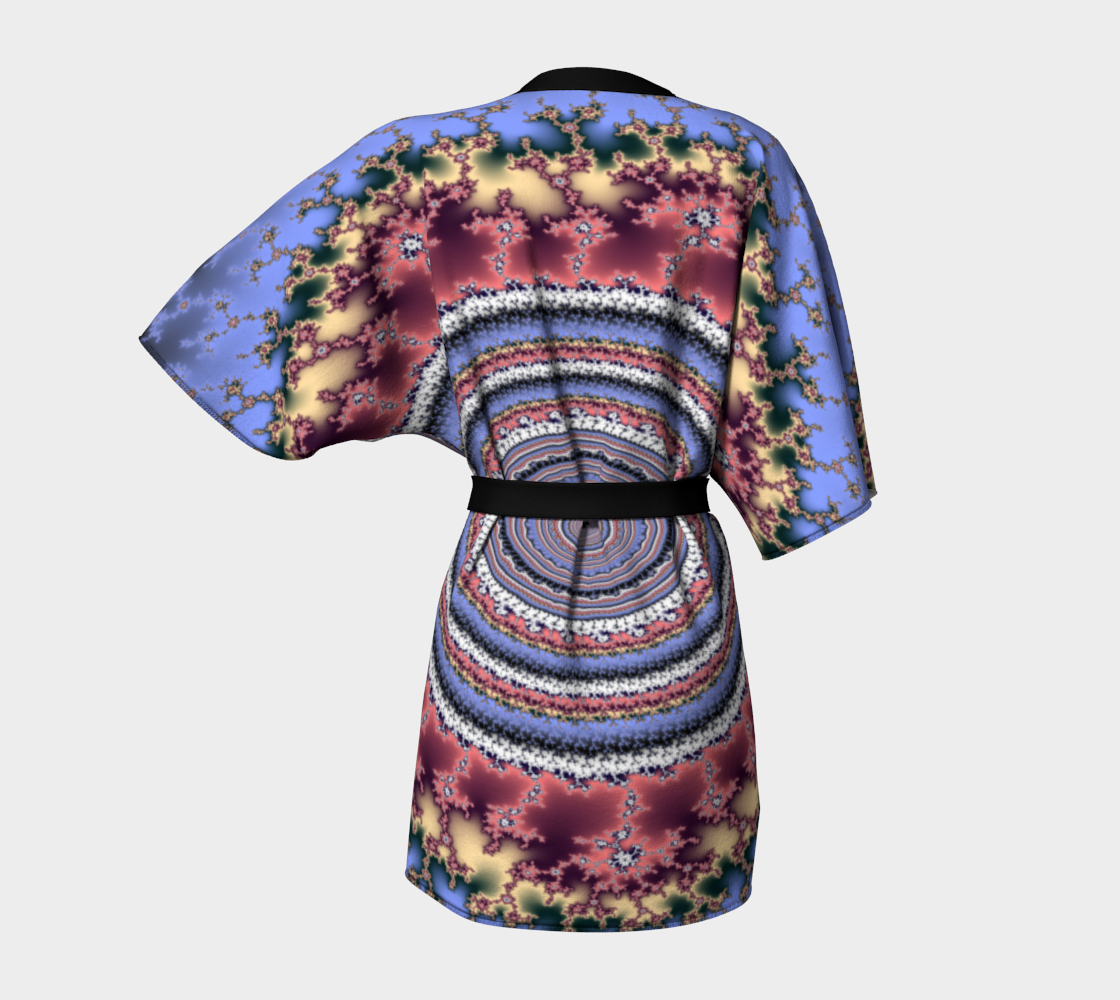 Heritage Custom Silk Robe Kimono by frACTalACTions where Silk Looks its Best