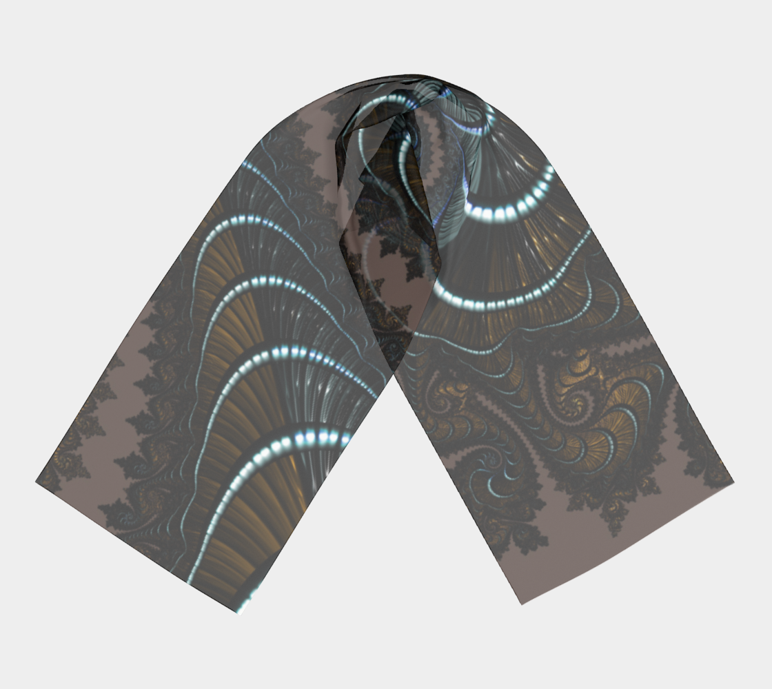 Brown Silk Scarf