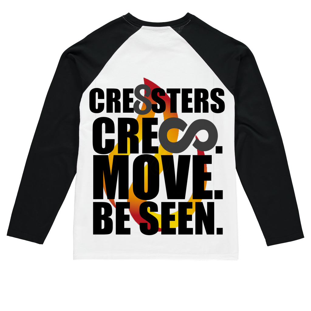 Cre8sters Sublimation Baseball Long Sleeve T-Shirt