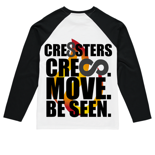 Cre8sters Sublimation Baseball Long Sleeve T-Shirt