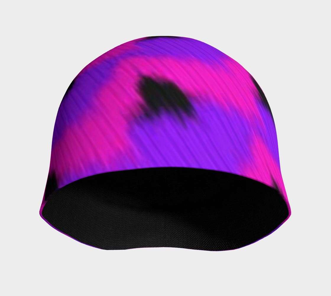 Jungle Pink Purple Black Beanie