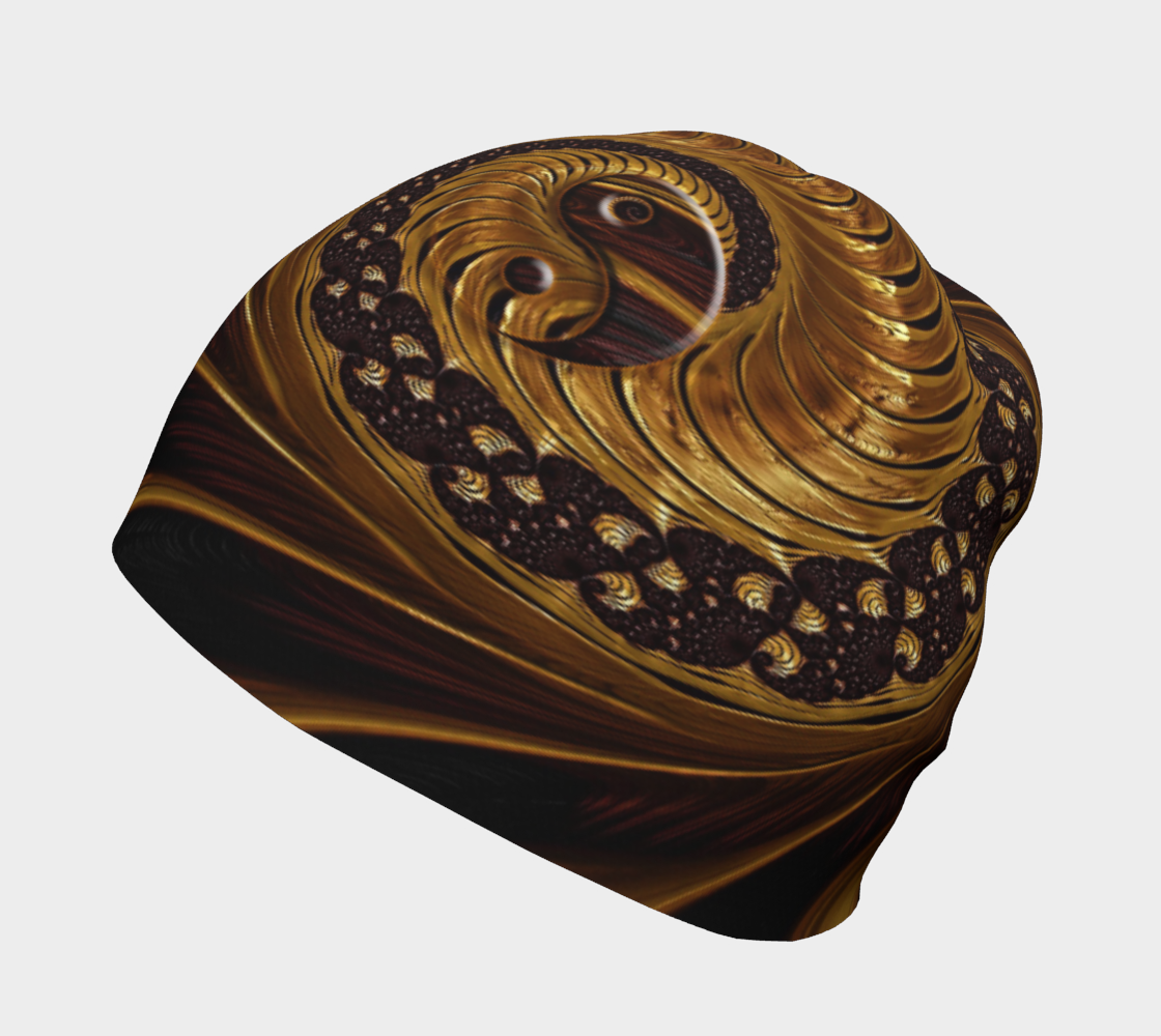 Fractal CAPS FAB Gold Twist (Baby, Youth, Adult) Beanie