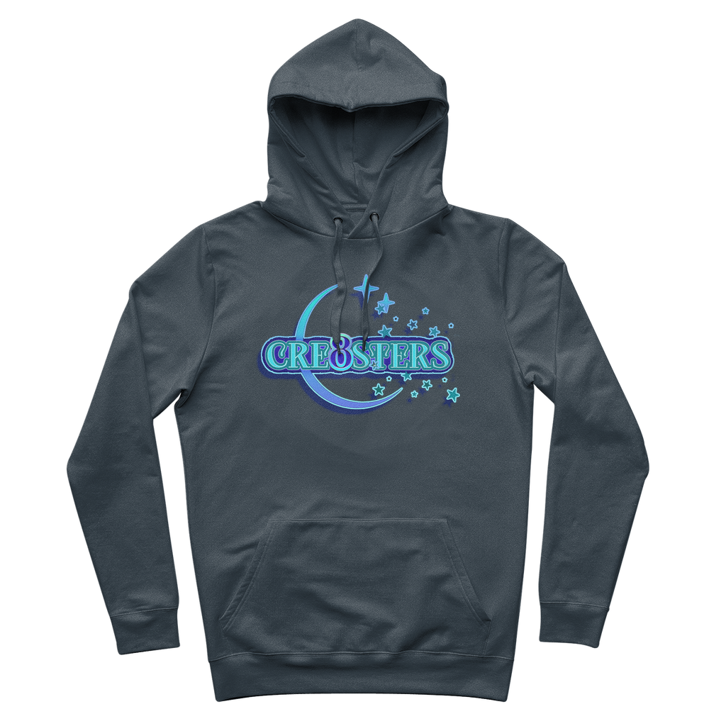 Cre8sters 100% Organic Cotton Hoodie w/ Front Pouch Pocket