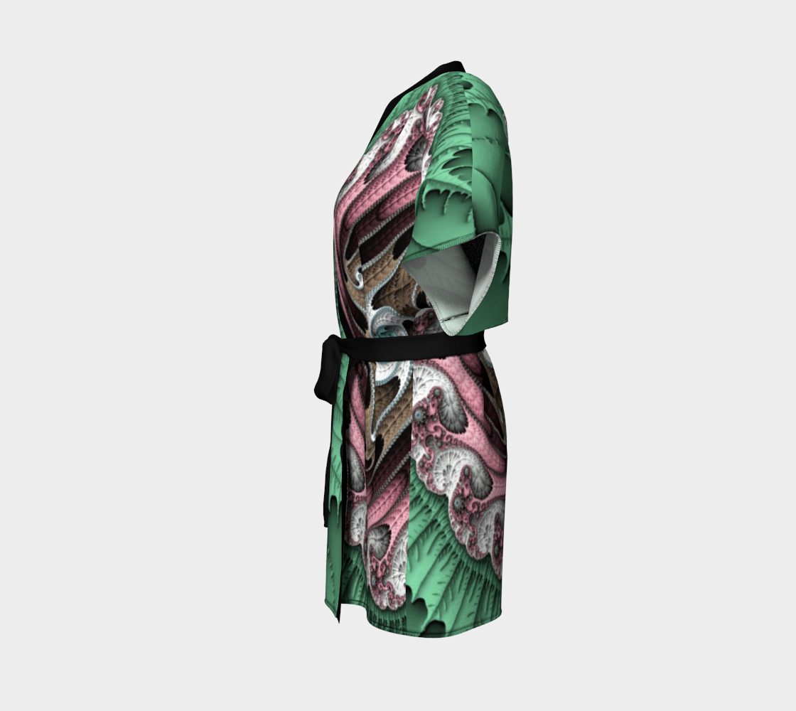 Rose Garden Silk Kimono Robe -  Silk Never Looked So Good!