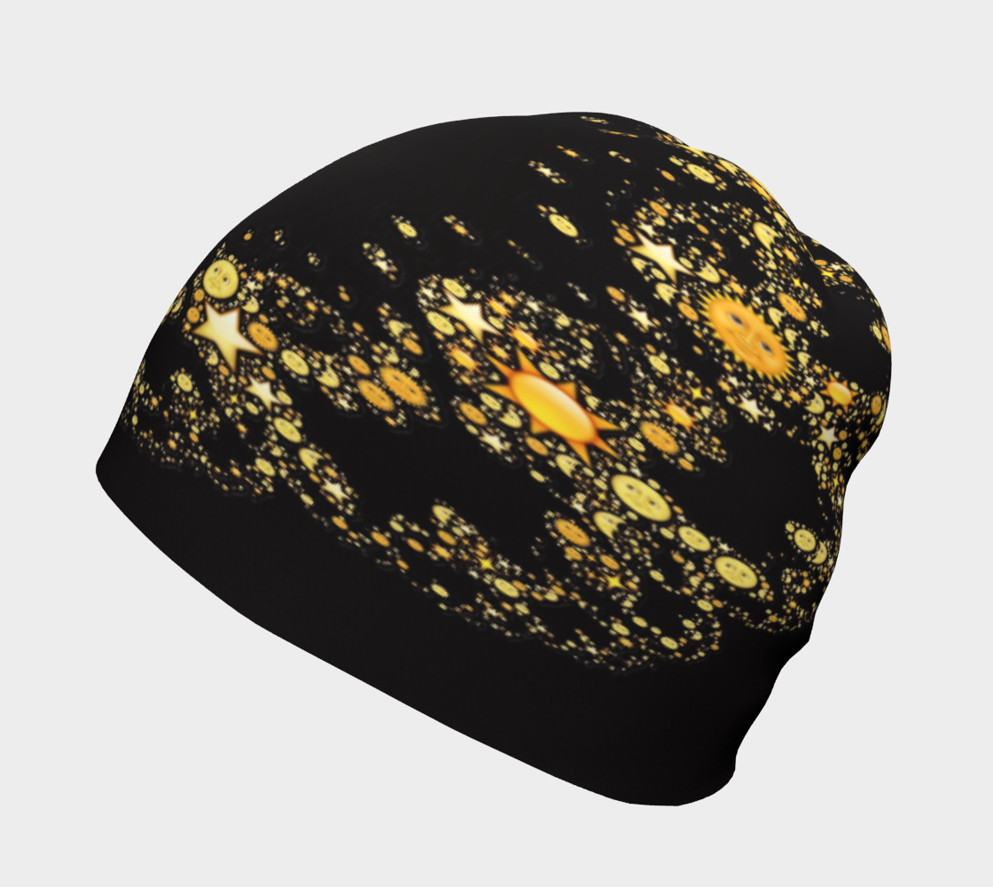 Fractal CAPS FAB Sun&Moon Black (Baby, Youth, Adult) Beanie