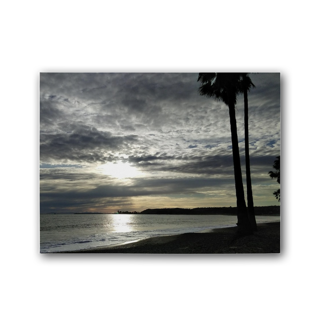 sun & moon Premium Stretched Canvas Prints