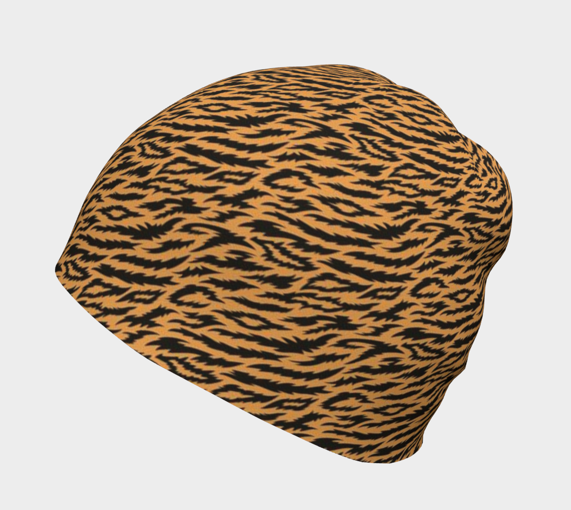 Tiger Raw Beanie