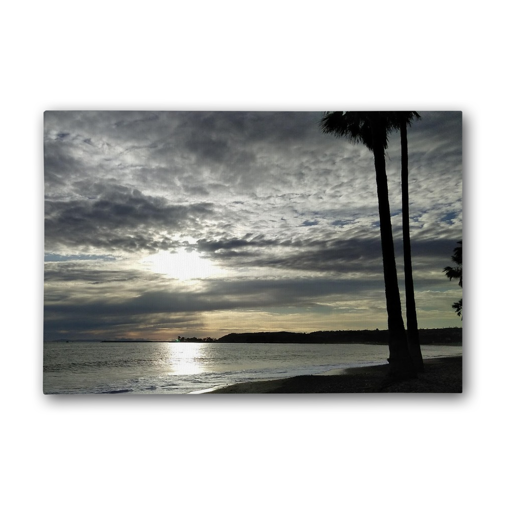 sun & moon Premium Stretched Canvas Prints