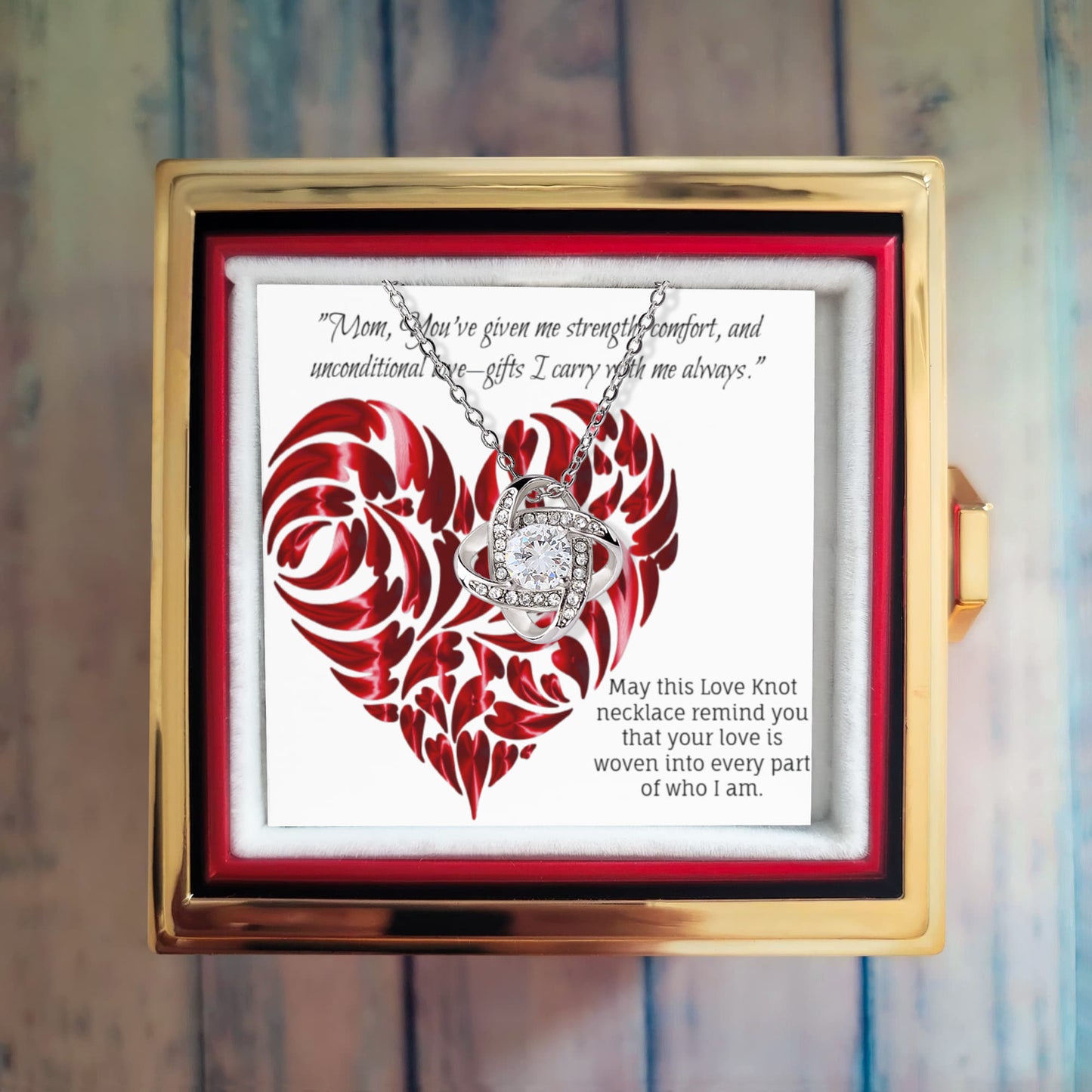 Heart Knot Necklace Only for Very Special Moms