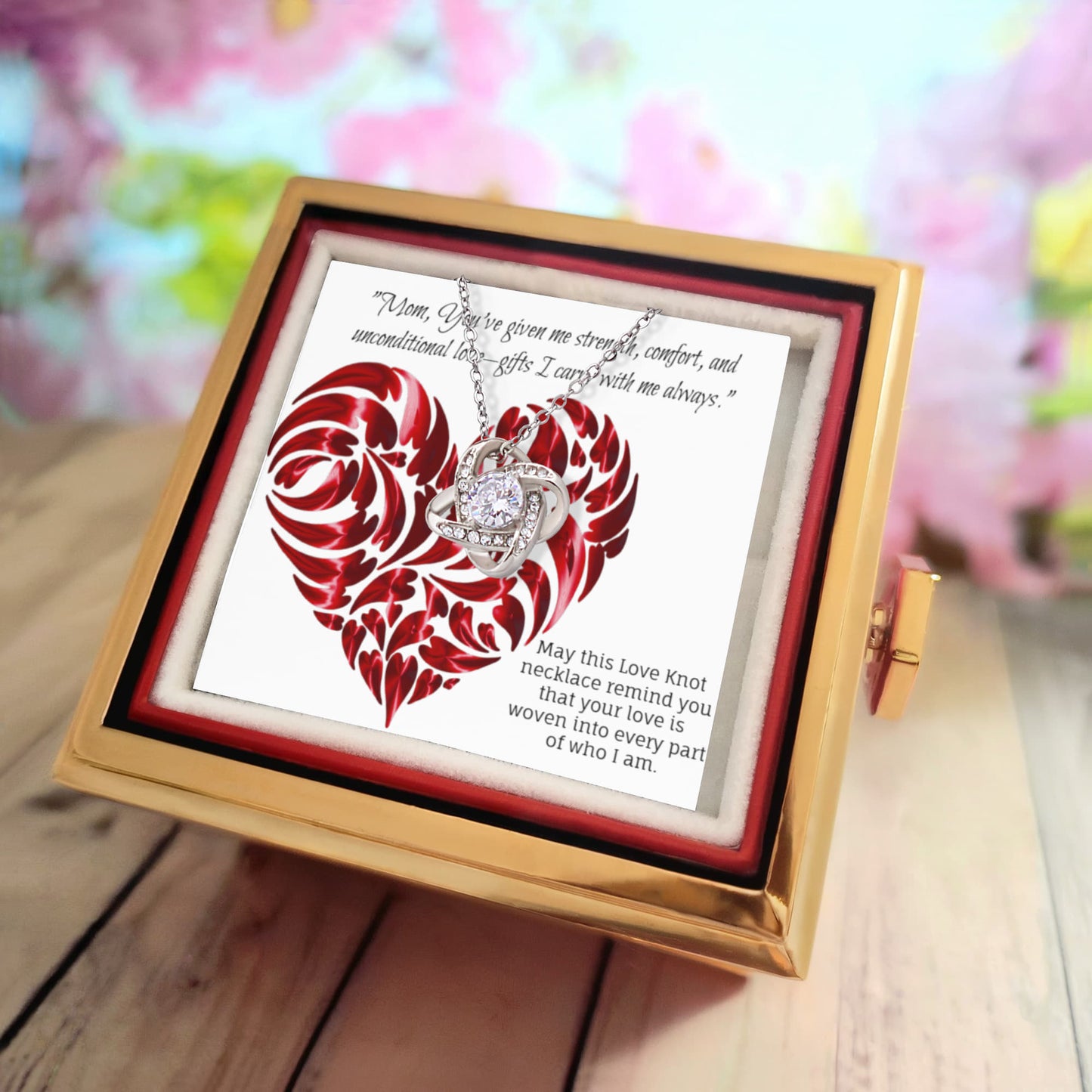 Heart Knot Necklace Only for Very Special Moms
