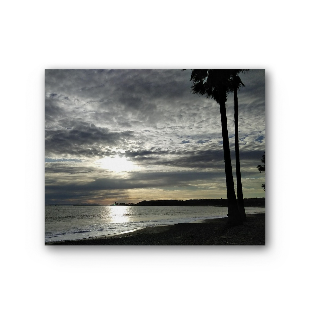 sun & moon Premium Stretched Canvas Prints
