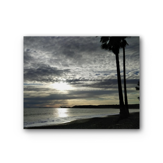 sun & moon Premium Stretched Canvas Prints