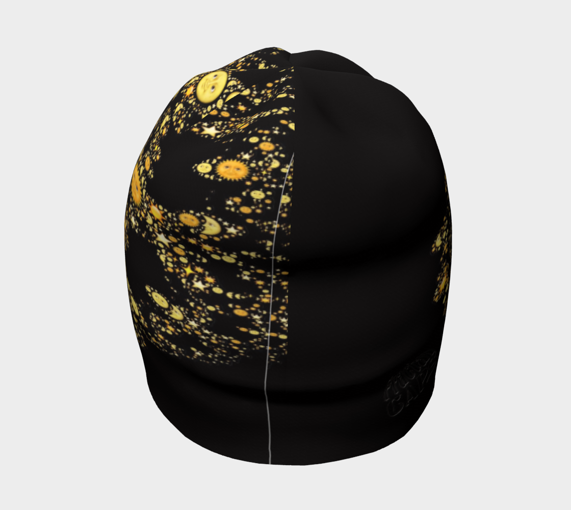 Fractal CAPS FAB Sun&Moon Black (Baby, Youth, Adult) Beanie