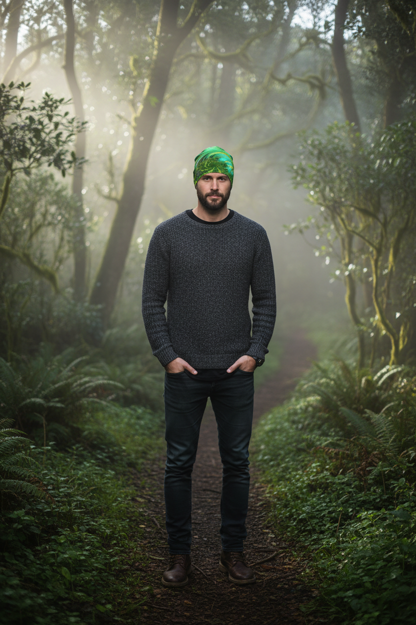 FAB Vibe Green Beanie