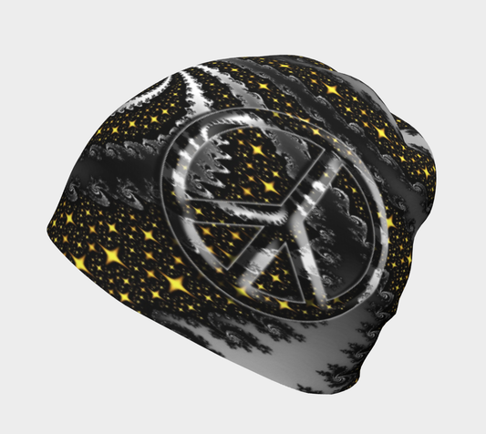 Spiral Night Sky Peace Beanie (Baby, Youth, Adult)
