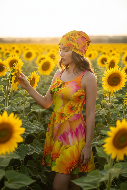 Flower Power Outfit - Natural Drape