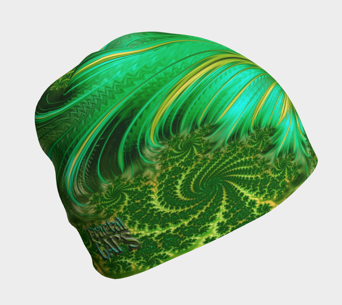 Fractal CAPS FAB Vibe Green (Baby, Youth, Adult) Beanie