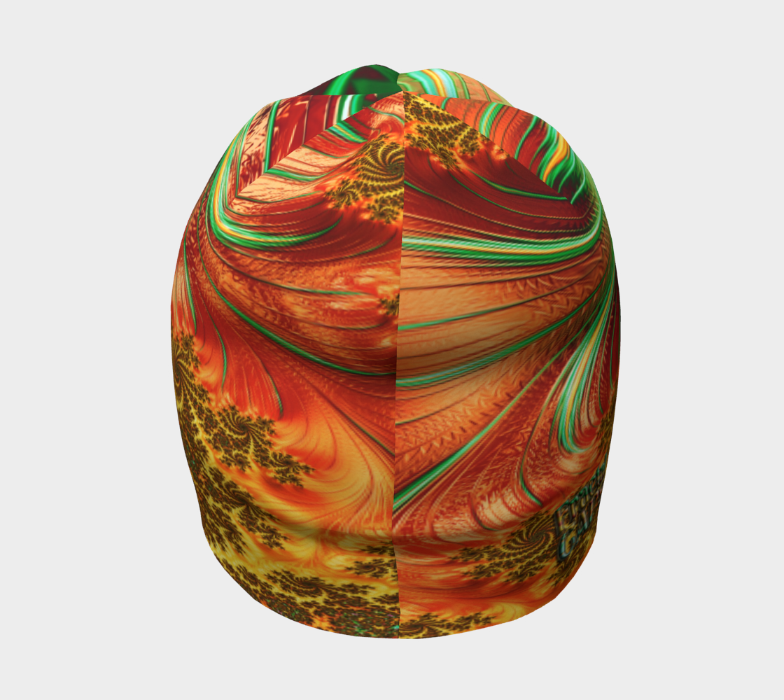 Fractal CAPS FAB Vibe Green Orange (Baby, Youth, Adult) Beanie