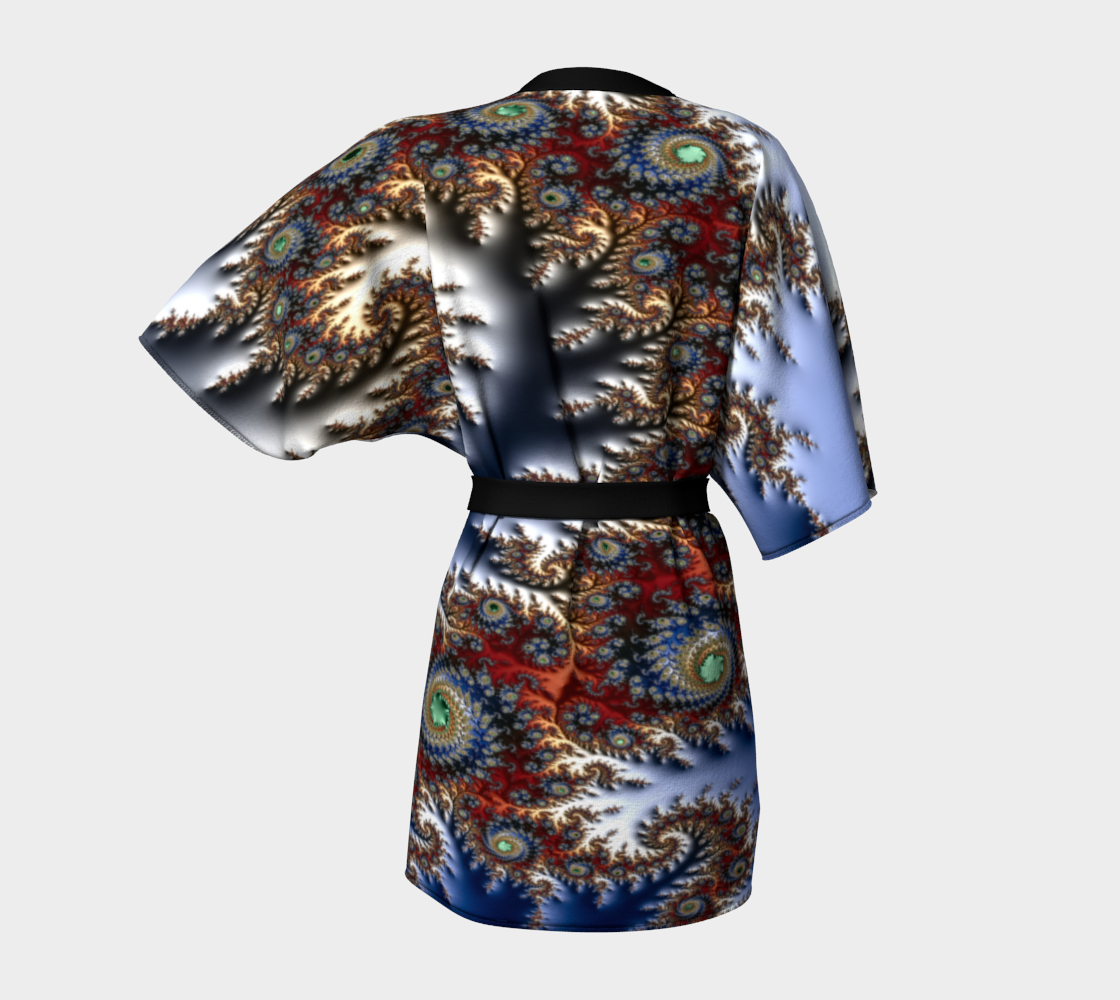 RIVER BLUE KIMONO ROBE