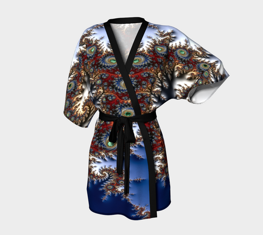RIVER BLUE KIMONO ROBE