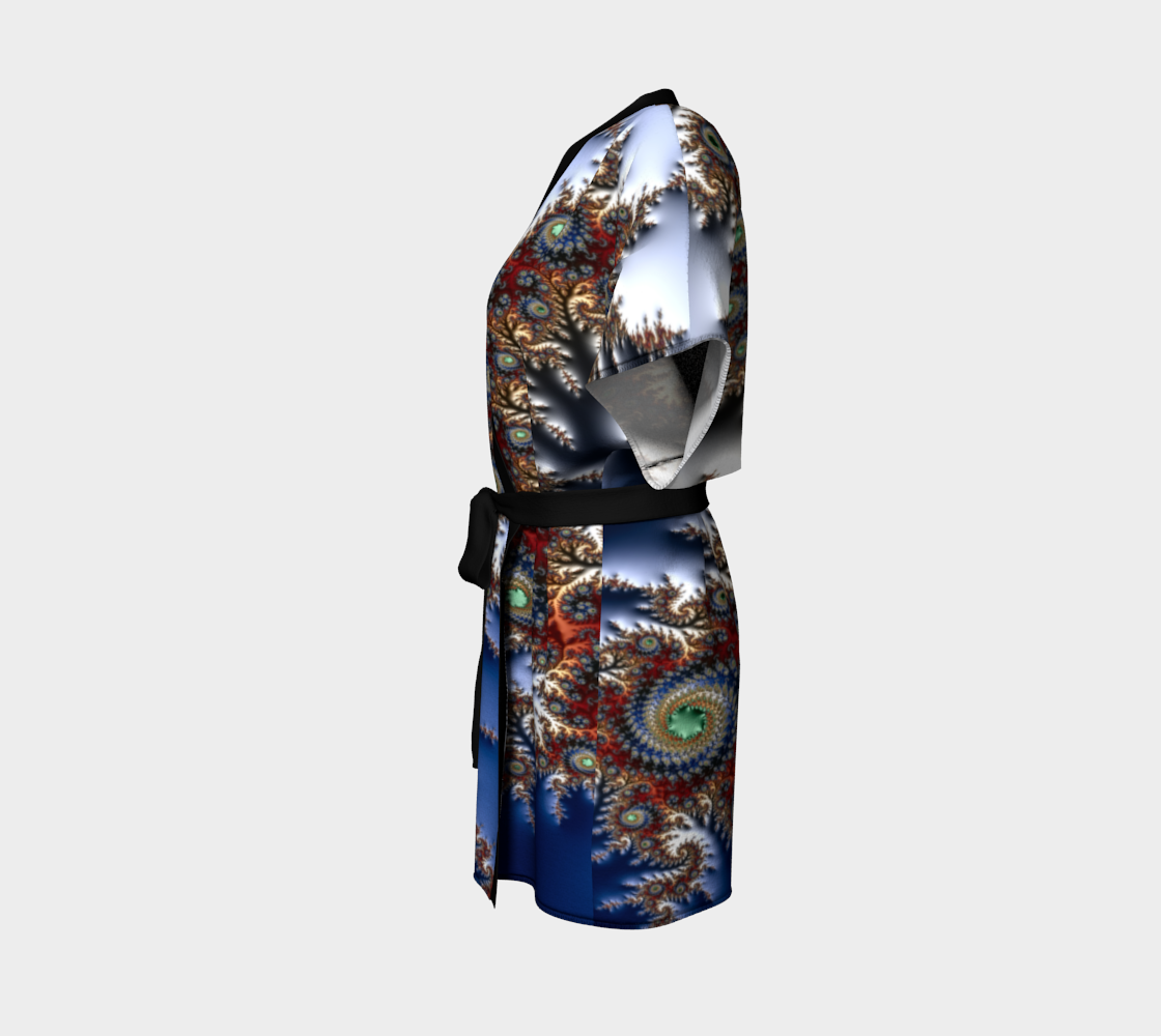 RIVER BLUE KIMONO ROBE