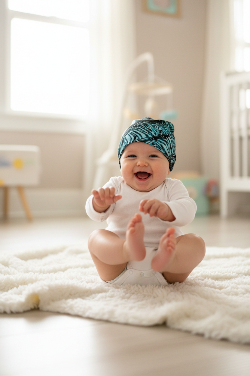 Tiki Blue Beanie